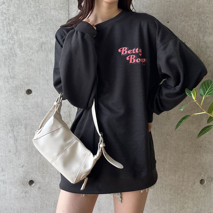 BETTY BOOPバックプリントトレーナー[品番：MJNW0002896]｜me