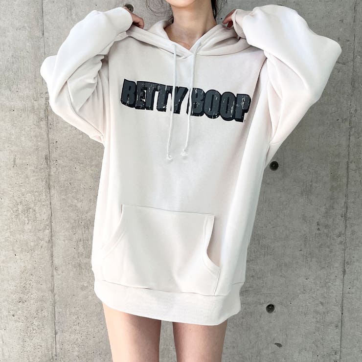 BETTY BOOP裏起毛バックビックプリントプルパーカー[品番：MJNW0002971]｜me  Jane（ミージェーン）のレディースファッション通販｜SHOPLIST（ショップリスト）