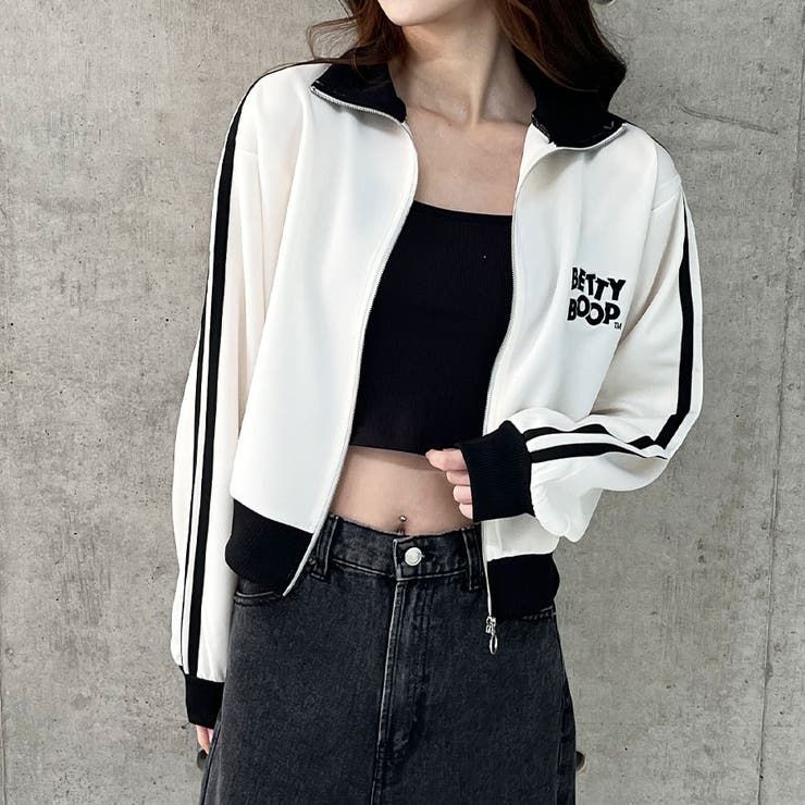 BETTY BOOPショート丈バックプリントジャージ[品番：MJNW0003171