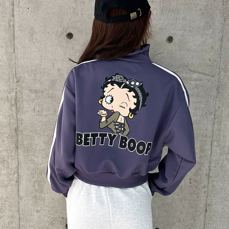 BETTY BOOPショート丈バックプリントジャージ[品番：MJNW0003171