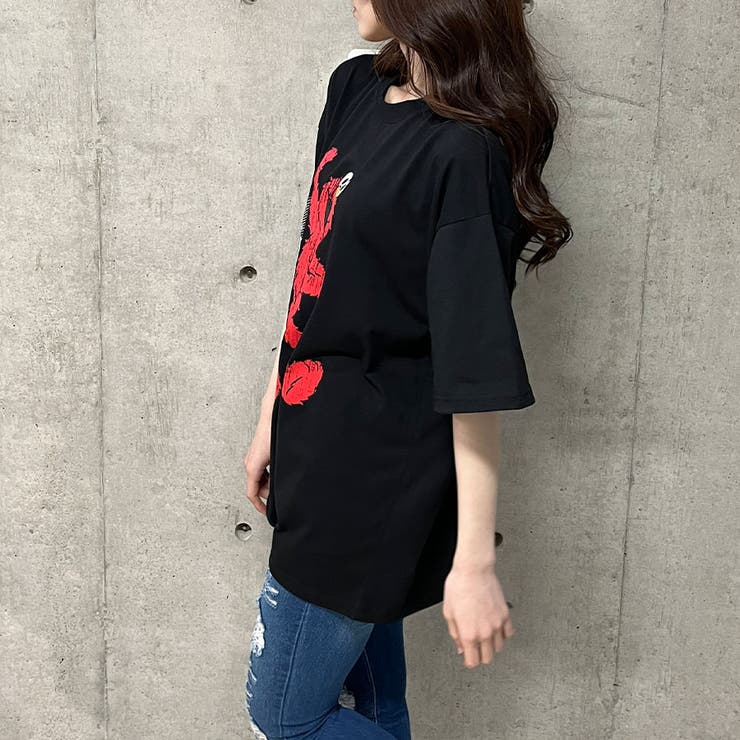 セサミストリートオーバーサイズTシャツ[品番：MJNW0003229]｜me