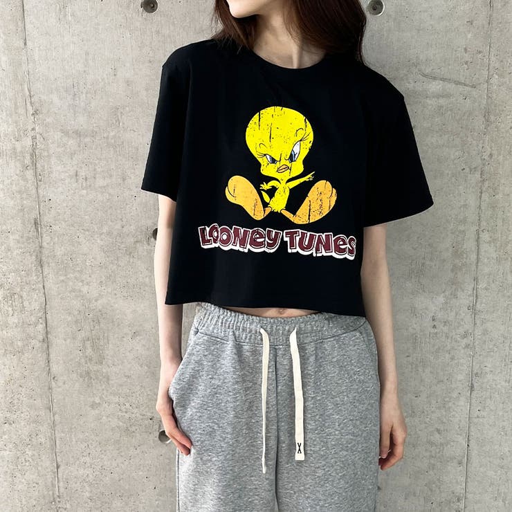 TWEETYショート丈Tシャツ[品番：MJNW0003300]｜me Jane（ミー