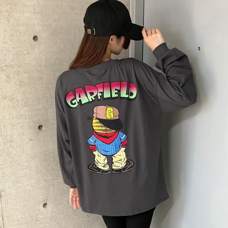 ガーフィールド Garfield【ガーフィールド】/ロンT[品番：MJNW0003361]｜me Jane（ミー