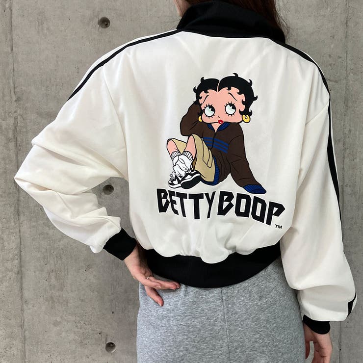 アイボリー | BETTY BOOPショート丈ジャージ | me Jane