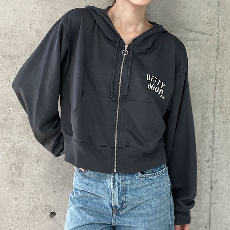 betty様JOYMARKERジップパーカーブラック BETTY BOOP】“BETTY THE