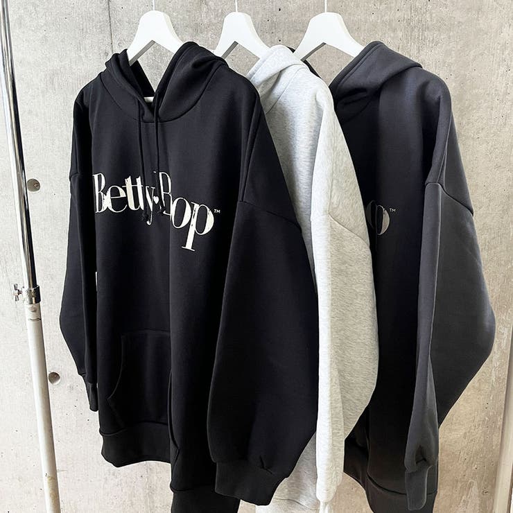 BETTY BOOP/裏起毛バックプリントプルパーカー | me Jane | 詳細画像7