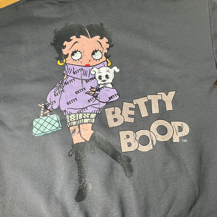 BETTY BOOP/裏起毛バックプリントプルパーカー | me Jane | 詳細画像14