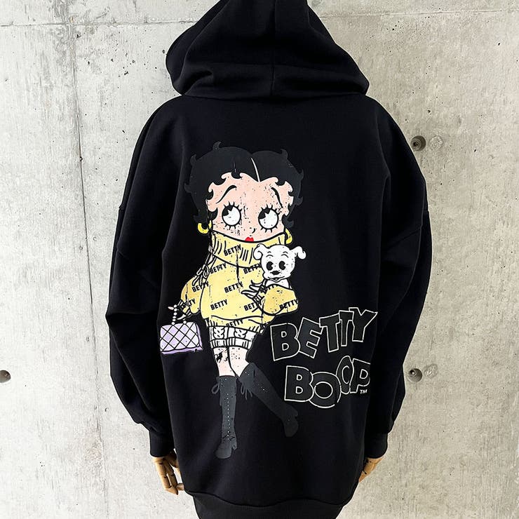 BETTY BOOP/裏起毛バックプリントプルパーカー | me Jane | 詳細画像6