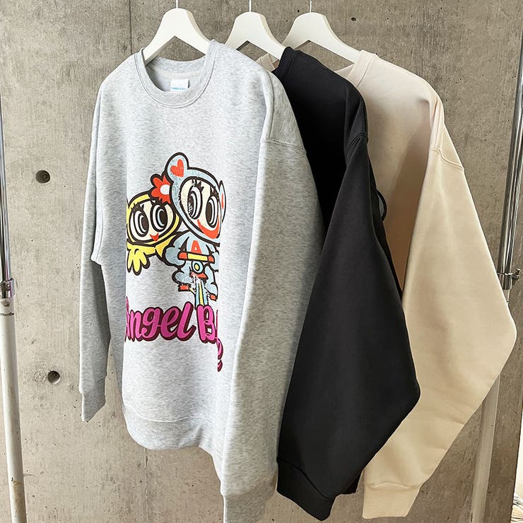 ANGEL BLUE/裏起毛プリントトレーナー | me Jane | 詳細画像10