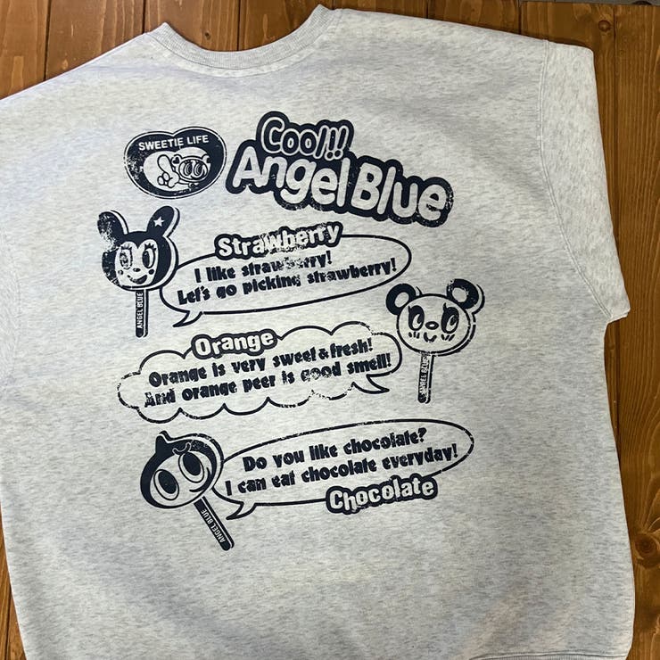 ANGEL BLUE/裏起毛プリントトレーナー | me Jane | 詳細画像12