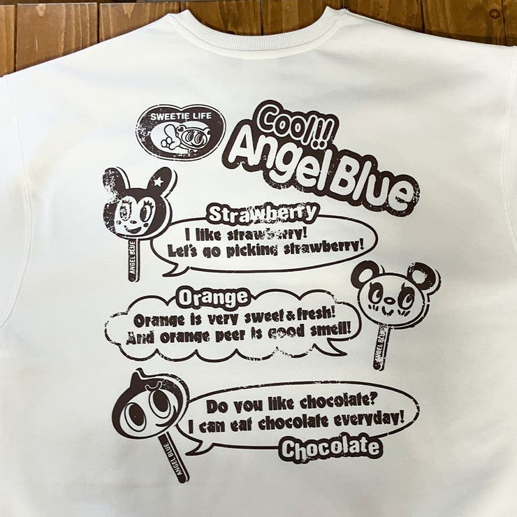 ANGEL BLUE/裏起毛プリントトレーナー | me Jane | 詳細画像13