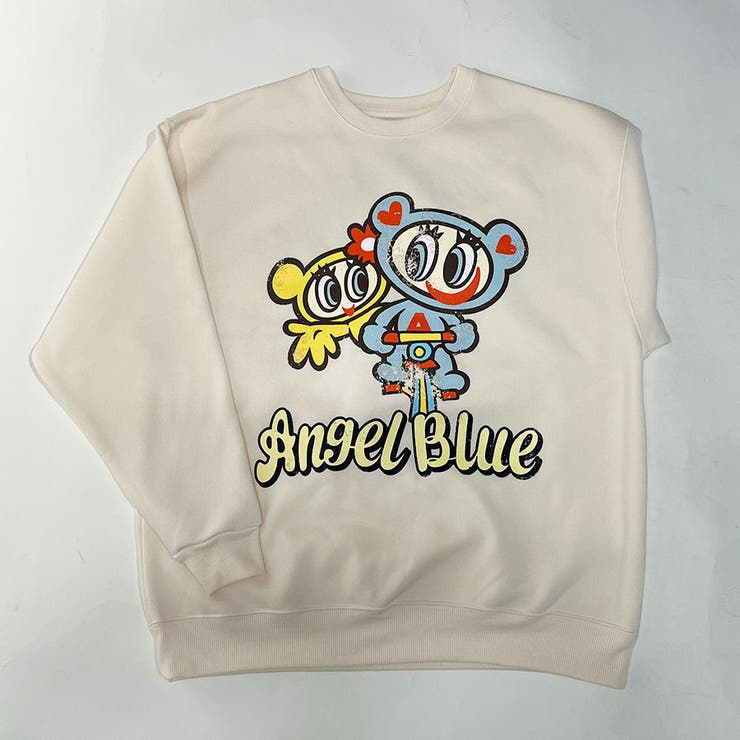 ANGEL BLUE/裏起毛プリントトレーナー | me Jane | 詳細画像4