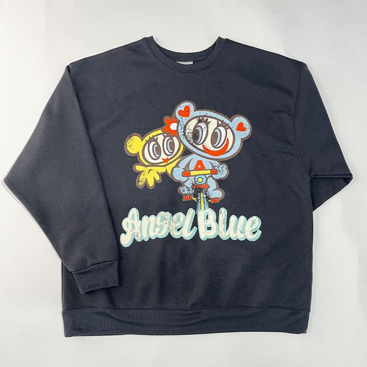 ANGEL BLUE/裏起毛プリントトレーナー | me Jane | 詳細画像6