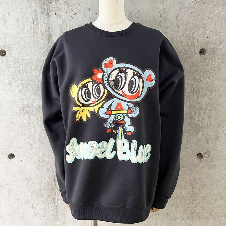 ANGEL BLUE/裏起毛プリントトレーナー | me Jane | 詳細画像8