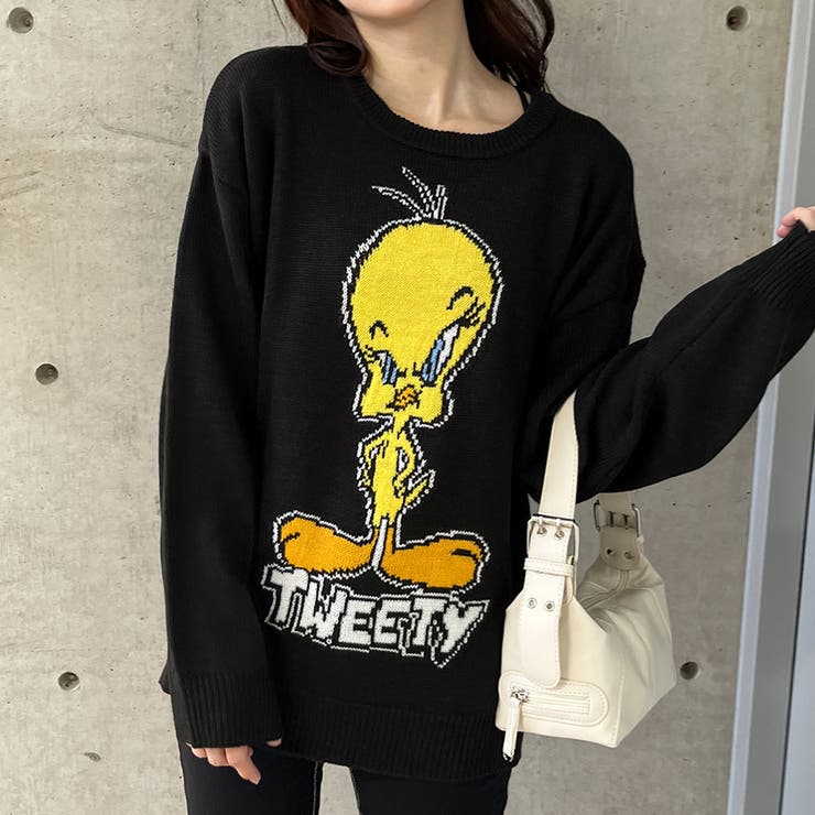 TWEETYニットトップス[品番：MJNW0002904]｜me Jane（ミージェーン