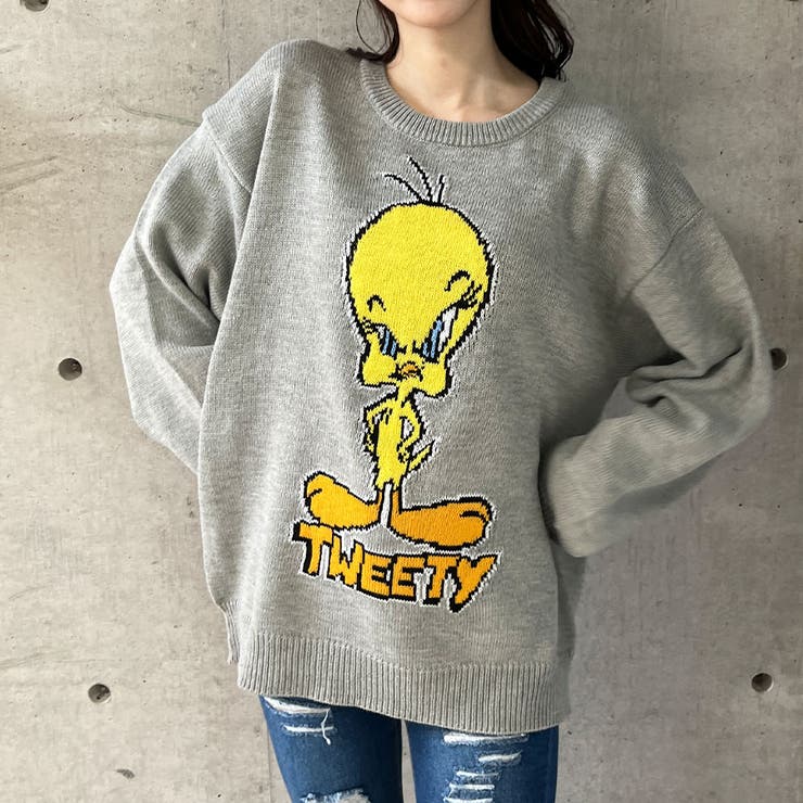 TWEETYニットトップス[品番：MJNW0002904]｜me Jane（ミー