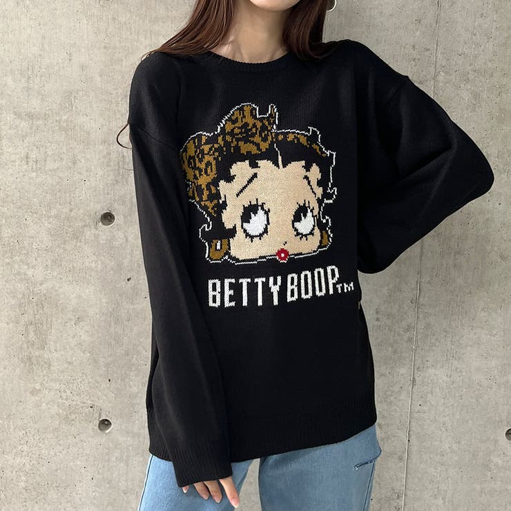 BETTY BOOP/オーバーサイズニットトップス | me Jane | 詳細画像2 