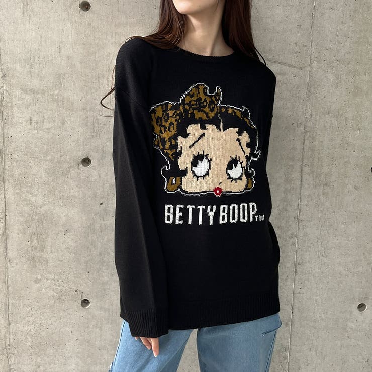 BETTY BOOP/オーバーサイズニットトップス | me Jane | 詳細画像3 