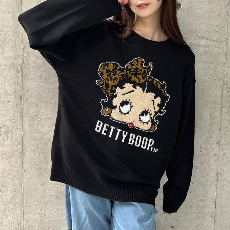 BETTY BOOP/オーバーサイズニットトップス | me Jane | 詳細画像5 