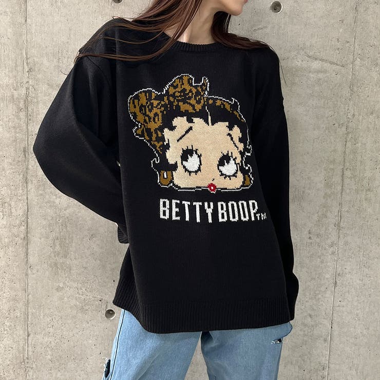 BETTY BOOP/オーバーサイズニットトップス | me Jane | 詳細画像6 