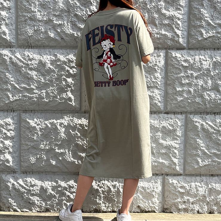 BETTY BOOPバックプリントTシャツワンピース[品番：MJNW0002115]｜me  Jane（ミージェーン）のレディースファッション通販｜SHOPLIST（ショップリスト）