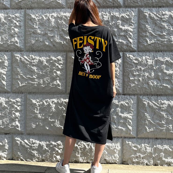 BETTY BOOPバックプリントTシャツワンピース[品番：MJNW0002115]｜me  Jane（ミージェーン）のレディースファッション通販｜SHOPLIST（ショップリスト）