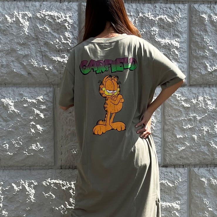 Garfield ガーフィールド ファー 手袋 付き フード耳 パーカー コート