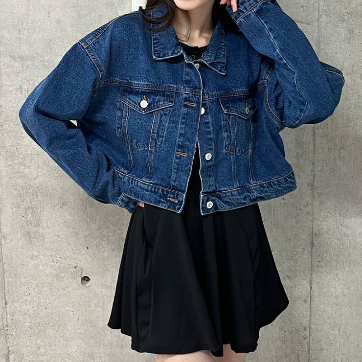 ショート丈デニムジャケット[品番：MJNW0003005]｜me Jane（ミー
