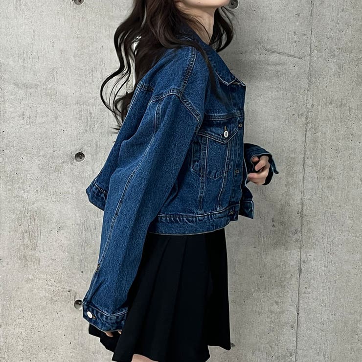 ショート丈デニムジャケット[品番：MJNW0003005]｜me Jane（ミー