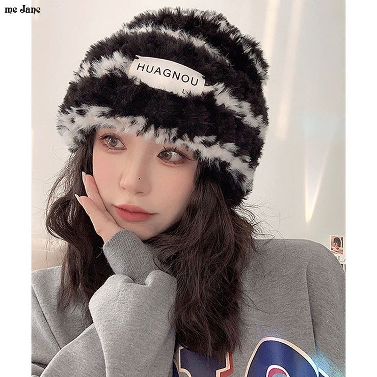 ボーダーボアニット帽 | me Jane | 詳細画像1 