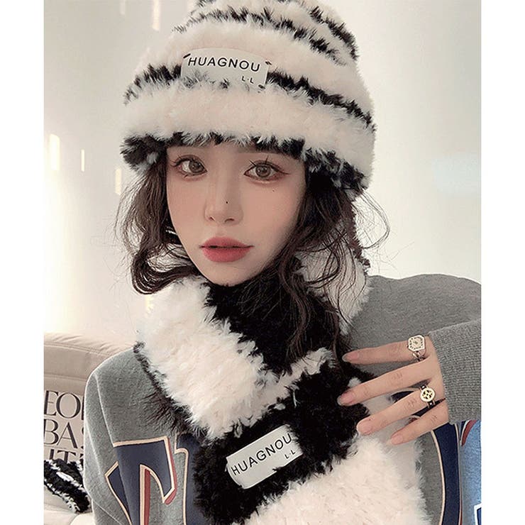 ボーダーボアニット帽 | me Jane | 詳細画像4 