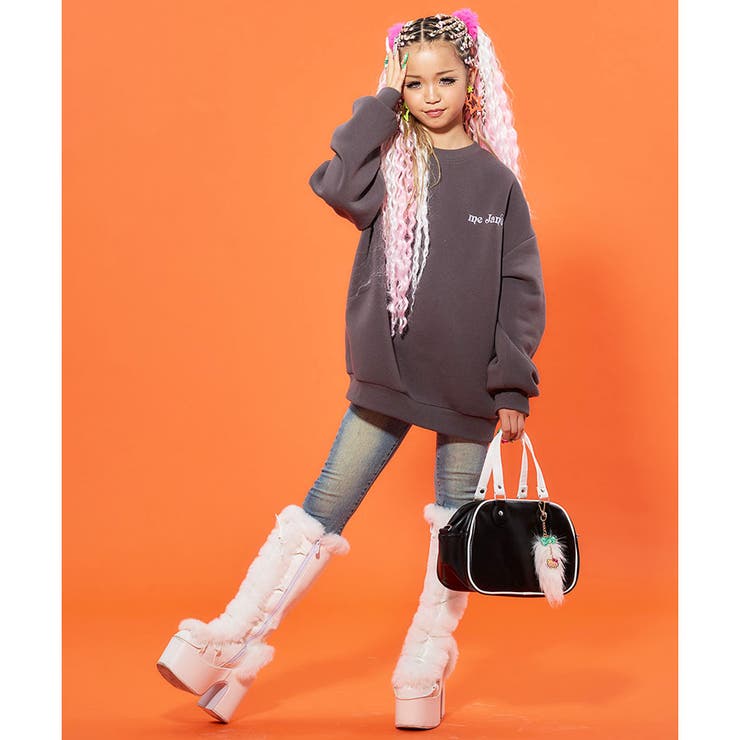 【HELLO KITTY×meJane】裏起毛バックプリントBIGトレーナー | me Jane | 詳細画像12 