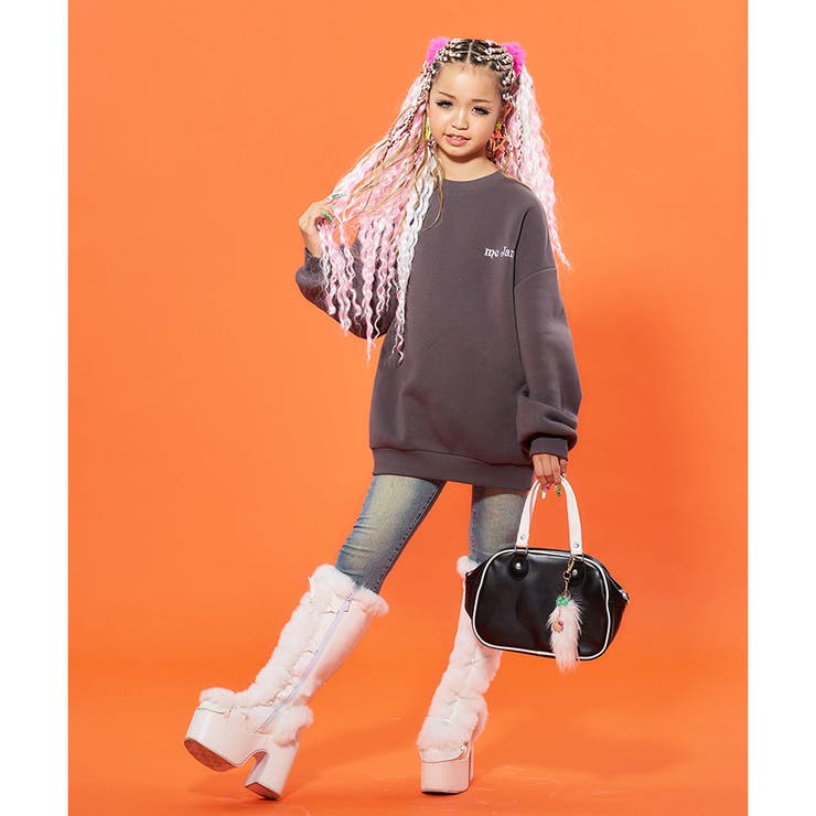 【HELLO KITTY×meJane】裏起毛バックプリントBIGトレーナー | me Jane | 詳細画像13 