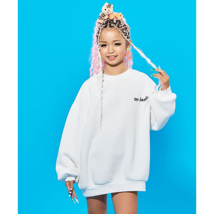 【HELLO KITTY×meJane】裏起毛バックプリントBIGトレーナー | me Jane | 詳細画像7 