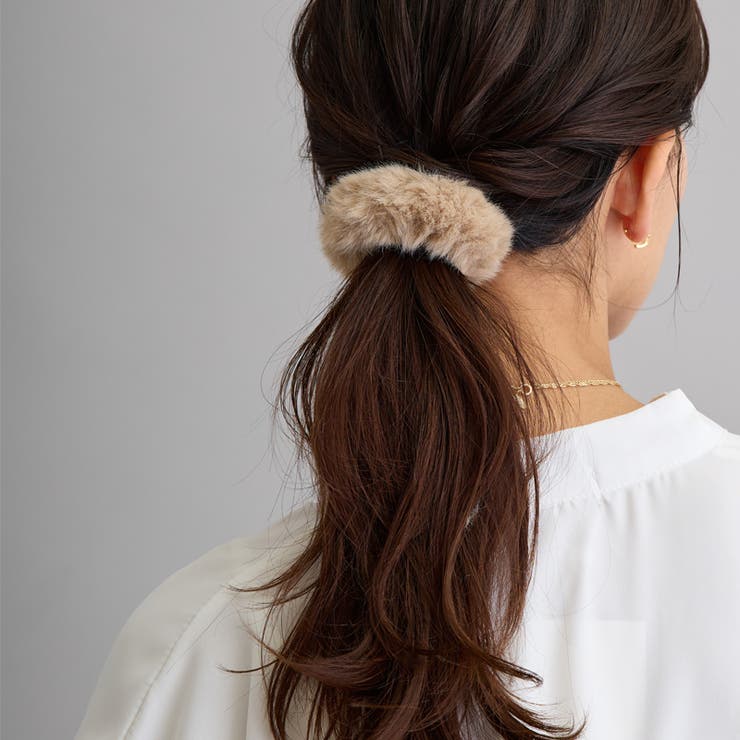 ファー ヘアゴム シュシュ | Melody　Accessory | 詳細画像4 