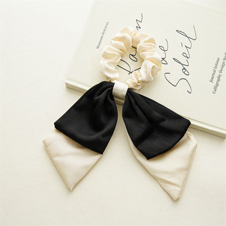 シュシュ リボン ヘアゴム | Melody　Accessory | 詳細画像1 