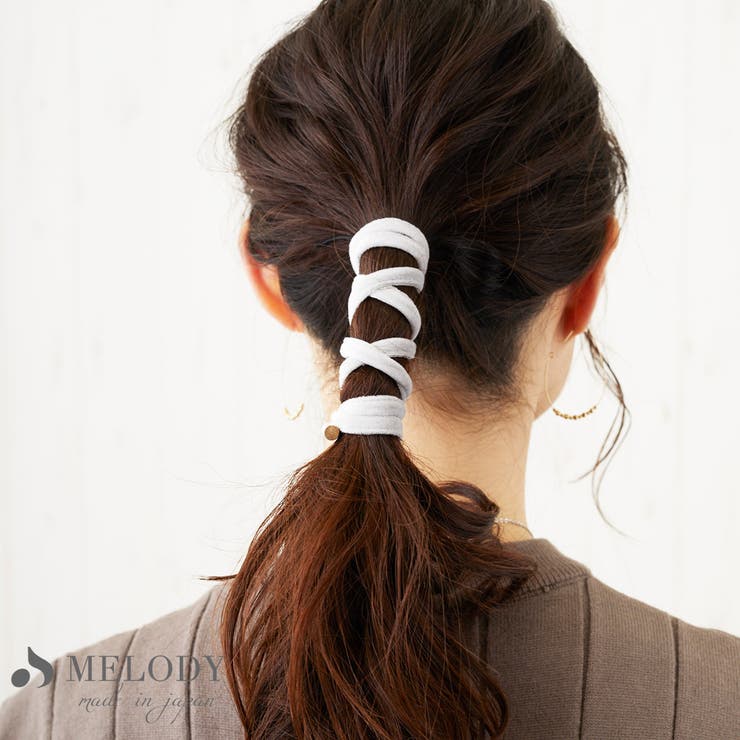 ワイヤーポニー ベロア ヘアゴム[品番：MLOA0002202]｜Melody  Accessory（メロディーアクセサリー）のレディースファッション通販｜SHOPLIST（ショップリスト）