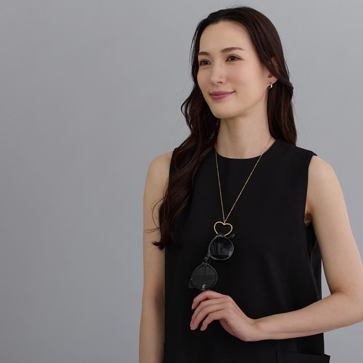 グラスホルダー ハートネックレス メガネチェーン | Melody　Accessory | 詳細画像5 