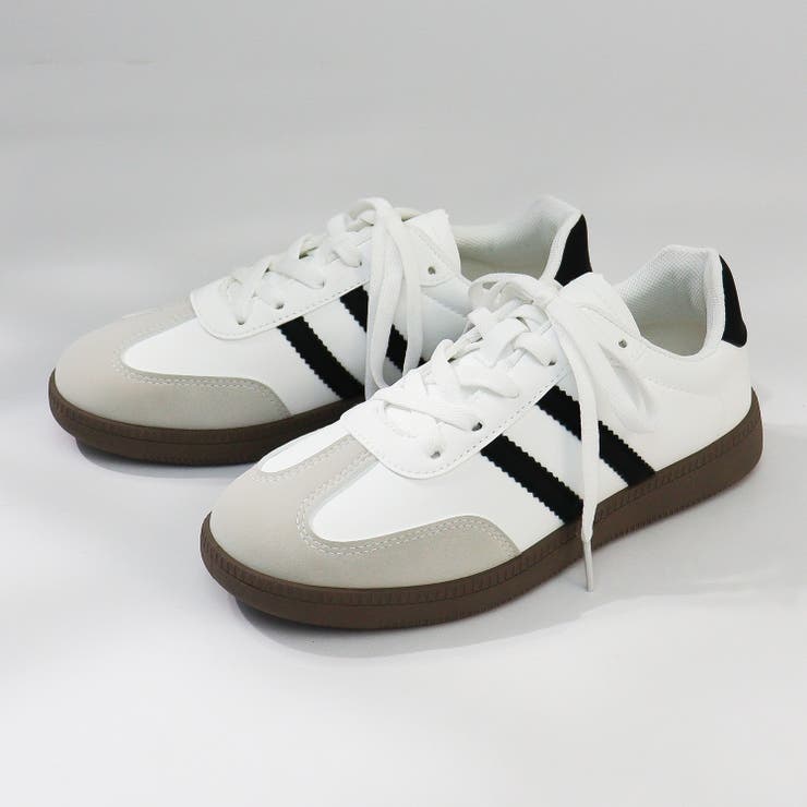 ホワイト | ストリート オフィス セットアップ ラインスニーカー ☆3717 | LibertyDoll