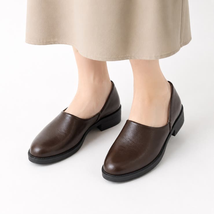 ダークブラウン | ドクターシューズ スリッポン157-3771 | LibertyDoll