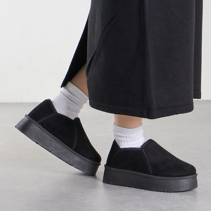 4cmソール 厚底ファースリッポン ☆6360[品番：SFWS0002843