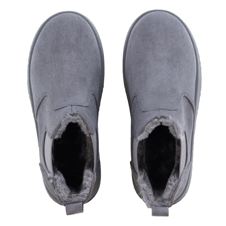 4cmソール ボア 裏起毛 厚底サイドゴアファーブーツ ☆6364 | LibertyDoll | 詳細画像12 