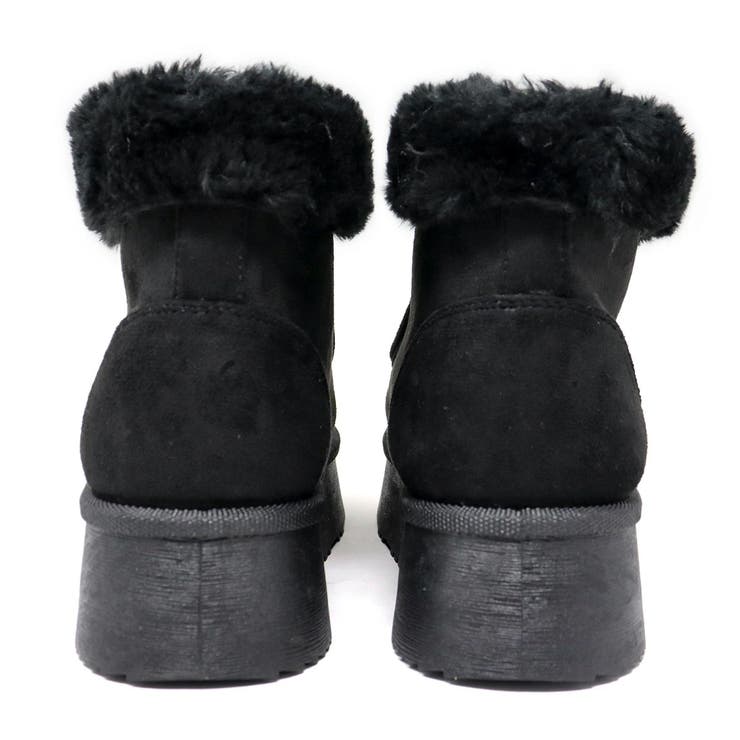 4.5cmヒール 裏起毛 ボア 厚底ファーブーツ ☆6368 | LibertyDoll | 詳細画像12 