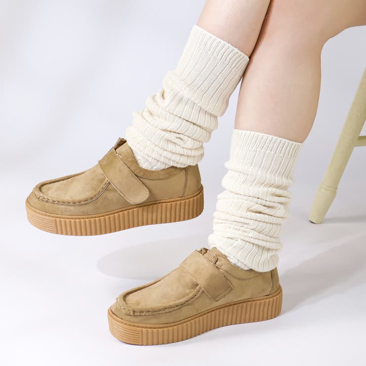 オフィス カジュアル セットアップ 厚底ベルクロモカシン ☆6404 | LibertyDoll | 詳細画像3 