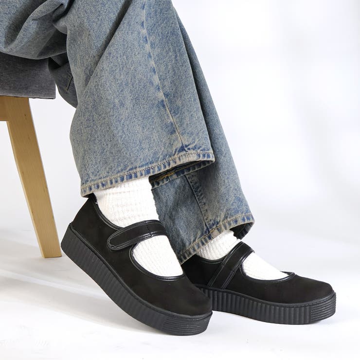 オフィス カジュアル セットアップ 厚底カンフーシューズ ☆6405 | LibertyDoll | 詳細画像3 