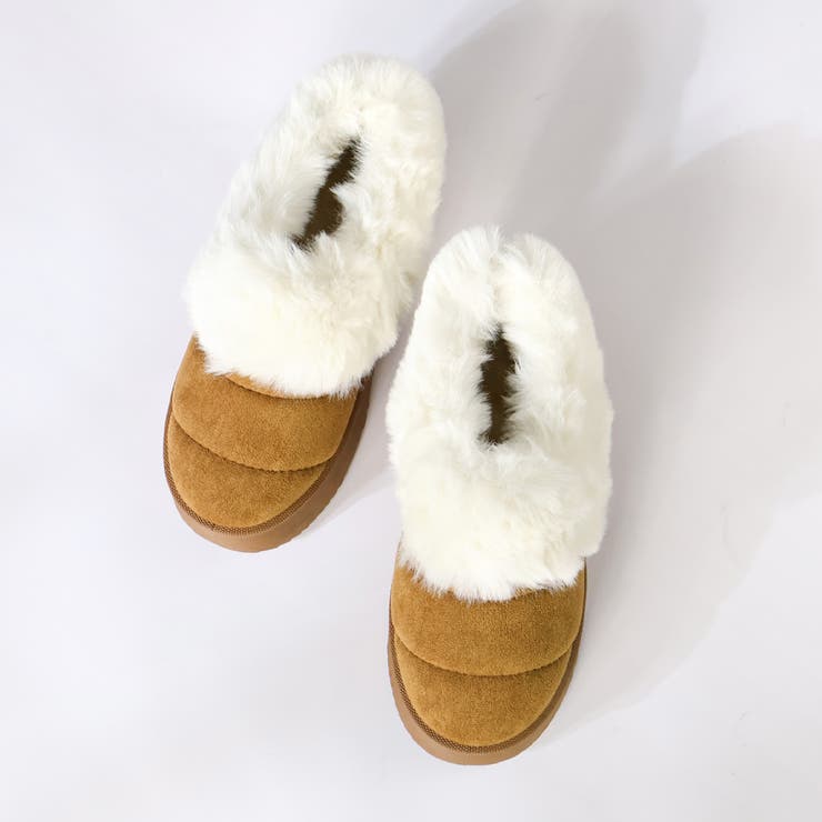 4.5cmヒール 厚底折り返しファースリッポンシューズ ☆6411 | LibertyDoll | 詳細画像5 