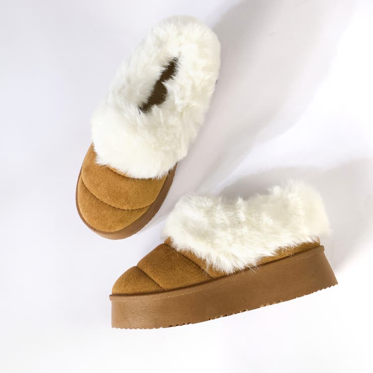 4.5cmヒール 厚底折り返しファースリッポンシューズ ☆6411 | LibertyDoll | 詳細画像7 