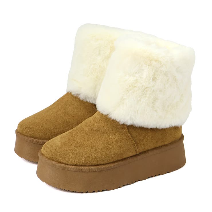 4.5cmヒール 厚底ファーカバーブーツ ☆6416 | LibertyDoll | 詳細画像10 