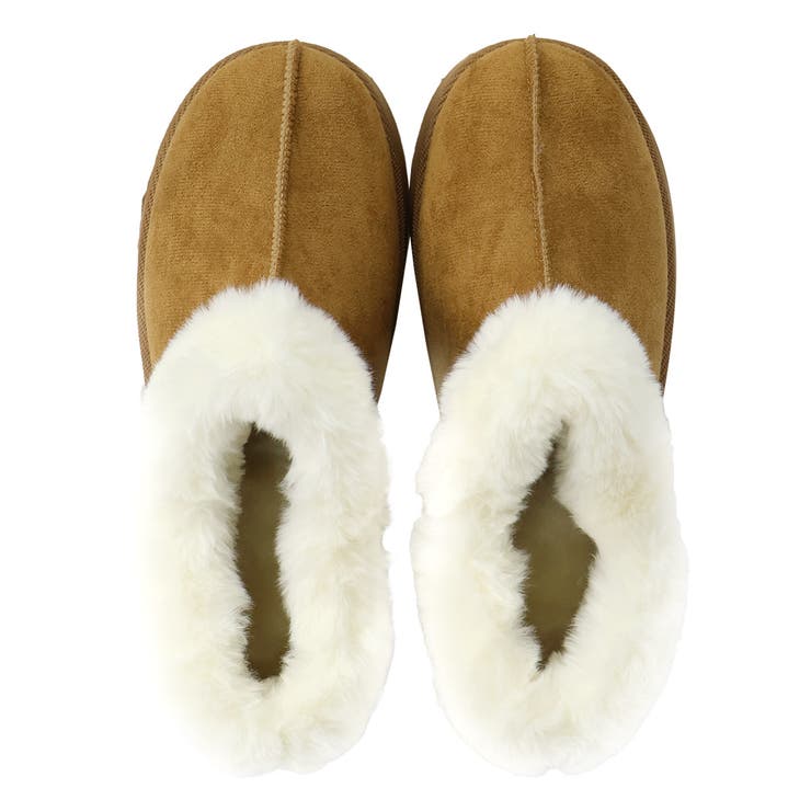 6cmヒール 裏起毛 ボア ファー 厚底ムートンスリッポン ☆6420 | LibertyDoll | 詳細画像8 