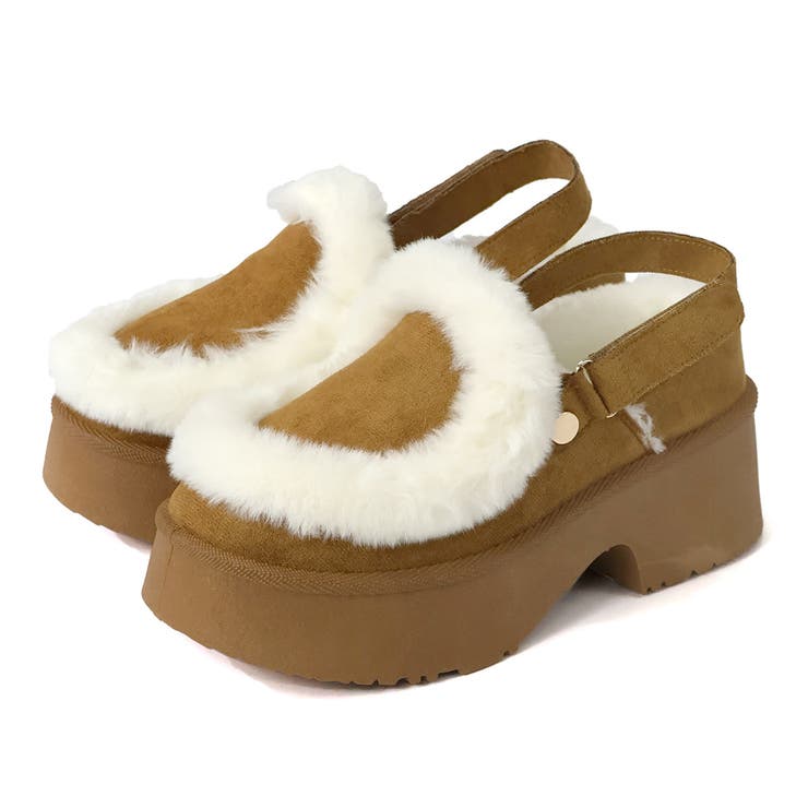 6cmヒール 裏起毛 ボア バックベルトファースリッポン ☆6423 | LibertyDoll | 詳細画像10 